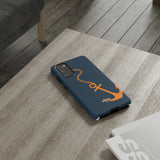 Orange Chained Anchor-Phone Case-Printify-Movvy