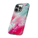 Aquaberry Brushstrokes-Phone Case-Printify-Movvy