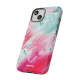 Aquaberry Brushstrokes-Phone Case-Printify-Movvy
