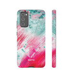 Aquaberry Brushstrokes-Phone Case-Printify-Samsung Galaxy S20 FE-Glossy-Movvy