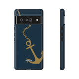 Gold Chained Anchor-Phone Case-Printify-Google Pixel 6 Pro-Glossy-Movvy