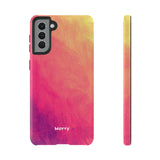 Sunset Brushstrokes-Phone Case-Printify-Samsung Galaxy S21 Plus-Glossy-Movvy