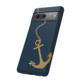 Gold Chained Anchor-Phone Case-Printify-Movvy