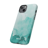 Aquamarine Watercolor-Phone Case-Printify-Movvy