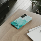 Aquamarine Watercolor-Phone Case-Printify-Movvy