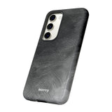 Grayscale Brushstrokes-Phone Case-Printify-Movvy