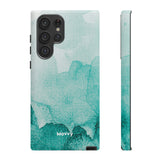 Aquamarine Watercolor-Phone Case-Printify-Samsung Galaxy S22 Ultra-Matte-Movvy