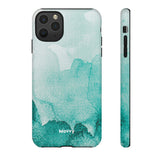 Aquamarine Watercolor-Phone Case-Printify-iPhone 11 Pro Max-Matte-Movvy