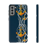 Anchored-Phone Case-Printify-Samsung Galaxy S21 Plus-Glossy-Movvy