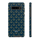 Gold Anchors-Phone Case-Printify-Samsung Galaxy S10 Plus-Matte-Movvy