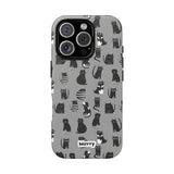 Black Cat-Phone Case-Printify-iPhone 16 Pro-Matte-Movvy