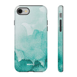 Aquamarine Watercolor-Phone Case-Printify-iPhone 8-Glossy-Movvy