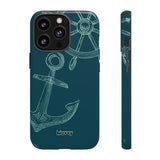 Wheel and Anchor-Phone Case-Printify-iPhone 13 Pro-Glossy-Movvy