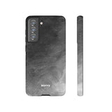 Grayscale Brushstrokes-Phone Case-Printify-Samsung Galaxy S21 FE-Matte-Movvy