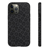 Onyx Leopard-Phone Case-Printify-iPhone 12 Pro Max-Matte-Movvy