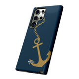 Gold Chained Anchor-Phone Case-Printify-Movvy