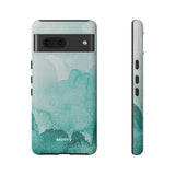 Aquamarine Watercolor-Phone Case-Printify-Google Pixel 7-Matte-Movvy