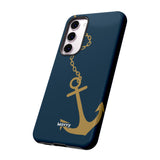 Gold Chained Anchor-Phone Case-Printify-Movvy