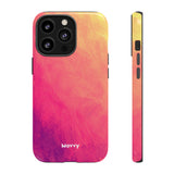 Sunset Brushstrokes-Phone Case-Printify-iPhone 13 Pro-Glossy-Movvy