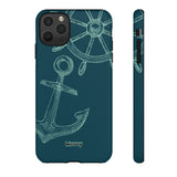 Wheel and Anchor-Phone Case-Printify-iPhone 11 Pro Max-Glossy-Movvy