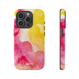 Sunset Watercolor-Phone Case-Printify-iPhone 15 Pro-Glossy-Movvy