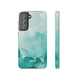Aquamarine Watercolor-Phone Case-Printify-Samsung Galaxy S21 FE-Glossy-Movvy
