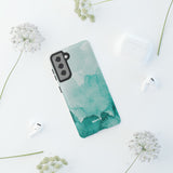 Aquamarine Watercolor-Phone Case-Printify-Movvy