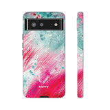 Aquaberry Brushstrokes-Phone Case-Printify-Google Pixel 6-Glossy-Movvy