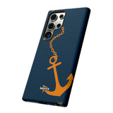 Orange Chained Anchor-Phone Case-Printify-Movvy
