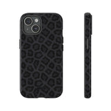 Onyx Leopard-Phone Case-Printify-iPhone 15-Glossy-Movvy