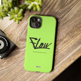 FLOW (Lime)-Phone Case-Printify-Movvy