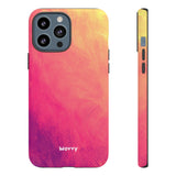 Sunset Brushstrokes-Phone Case-Printify-iPhone 13 Pro Max-Matte-Movvy