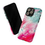 Aquaberry Brushstrokes-Phone Case-Printify-Movvy