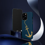 Gold Chained Anchor-Phone Case-Printify-Movvy