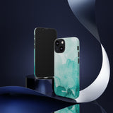 Aquamarine Watercolor-Phone Case-Printify-Movvy