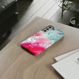 Aquaberry Brushstrokes-Phone Case-Printify-Movvy