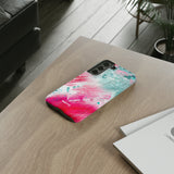 Aquaberry Brushstrokes-Phone Case-Printify-Movvy