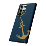 Gold Chained Anchor-Phone Case-Printify-Movvy