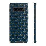 Gold Anchors-Phone Case-Printify-Samsung Galaxy S10 Plus-Glossy-Movvy