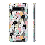 Cat Lady-Phone Case-Samsung Galaxy S10 Plus-Matte-Movvy