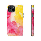 Sunset Watercolor-Phone Case-Printify-iPhone 14 Plus-Matte-Movvy