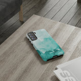 Aquamarine Watercolor-Phone Case-Printify-Movvy