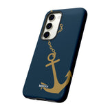 Gold Chained Anchor-Phone Case-Printify-Movvy