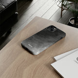 Grayscale Brushstrokes-Phone Case-Printify-Movvy
