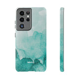 Aquamarine Watercolor-Phone Case-Printify-Samsung Galaxy S21 Ultra-Matte-Movvy