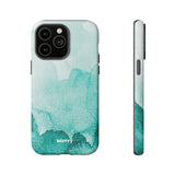 Aquamarine Watercolor-Phone Case-Printify-iPhone 14 Pro Max-Matte-Movvy