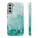 Aquamarine Watercolor-Phone Case-Printify-Samsung Galaxy S22 Plus-Glossy-Movvy