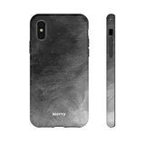 Grayscale Brushstrokes-Phone Case-Printify-iPhone X-Glossy-Movvy
