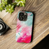 Aquaberry Brushstrokes-Phone Case-Printify-Movvy