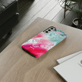 Aquaberry Brushstrokes-Phone Case-Printify-Movvy